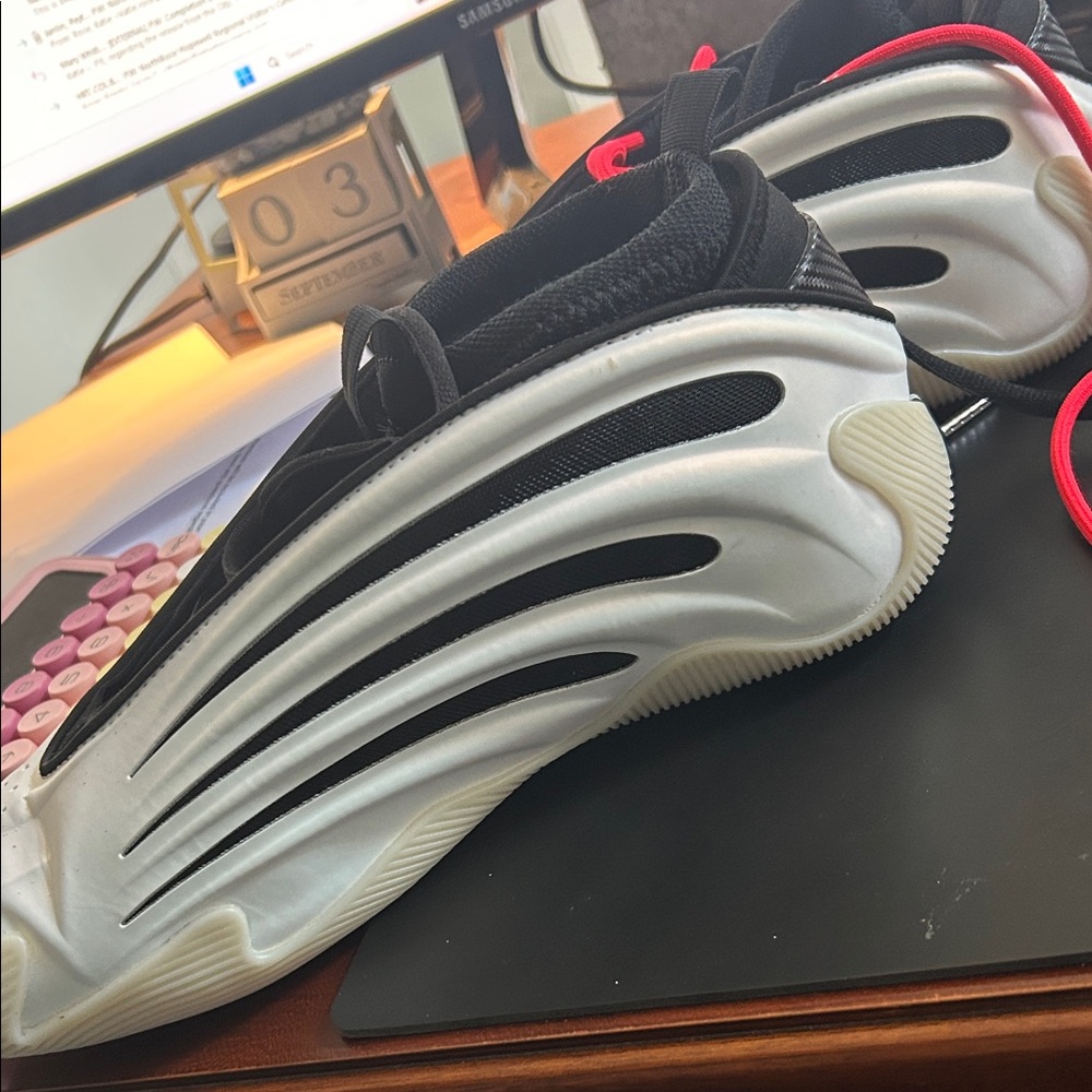 Black and White Athletic Sneakers